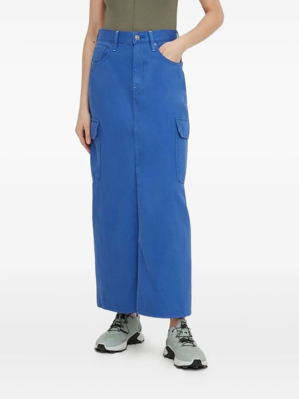 

Юбка макси с логотипом G-Star RAW, синий