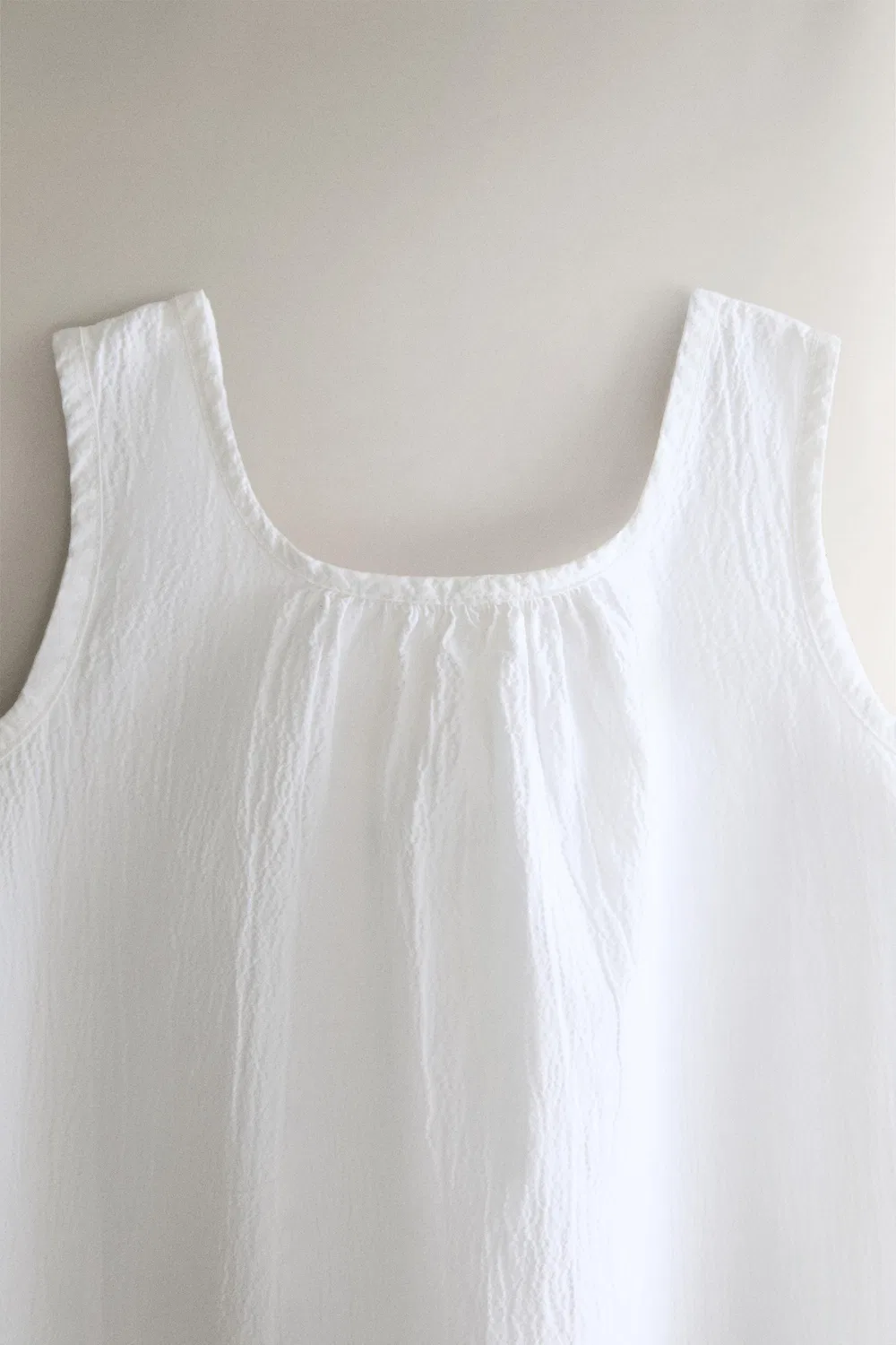 Детская простая ночная рубашка ZARA, Oyster-white — фото 4