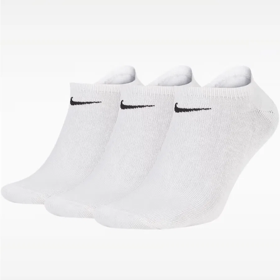 Комплект носков Nike Value No Show Ulightweight Unisex Sock, 3 пары, Белый — фото 2