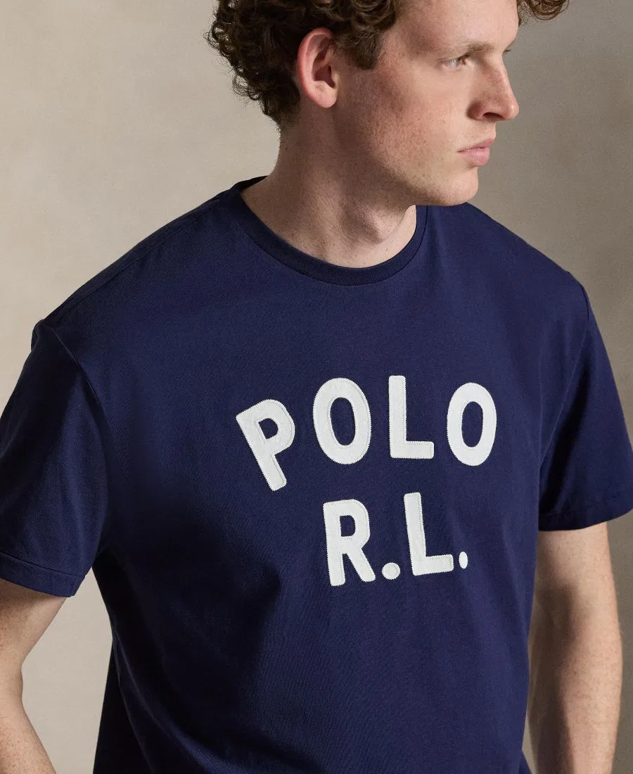 Футболка с коротким рукавом классического кроя Polo Ralph Lauren, Newport Navy — фото 4