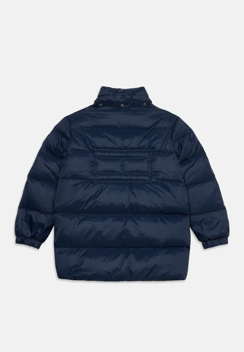 Стеганая пуховая куртка с флагом, унисекс - пуховое пальто Tommy Hilfiger, Dark Blue — фото 3