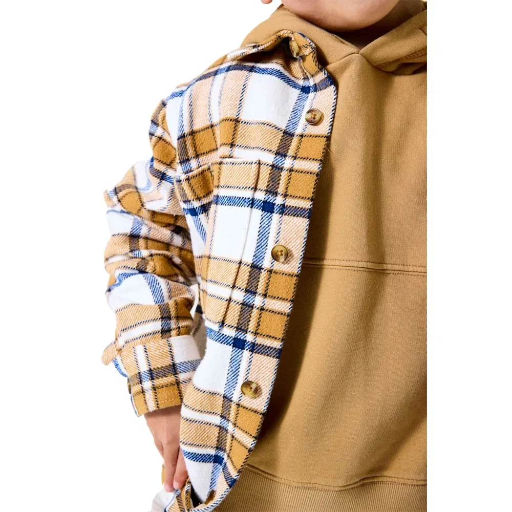 Куртка overshirt Garcia, коричневый — фото 4