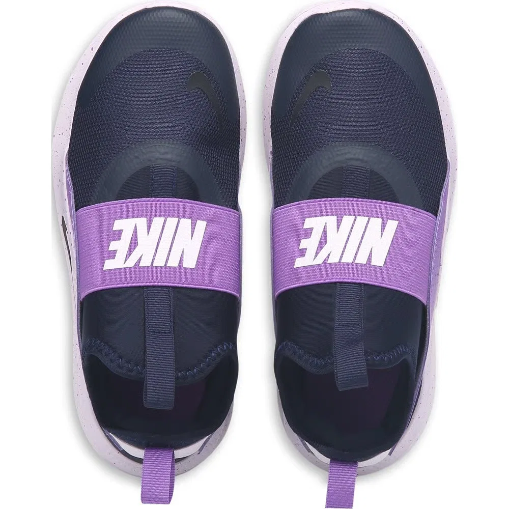 Детские кроссовки Flex Runner 4 без шнурков для малышей Nike, Black/Purple — фото 4