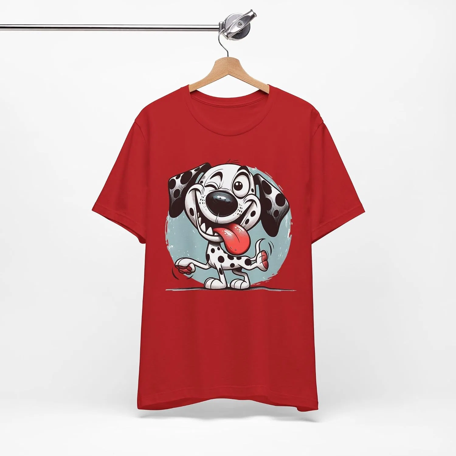 Футболка с принтом Mindi Cartoon Dog, Red — фото 3