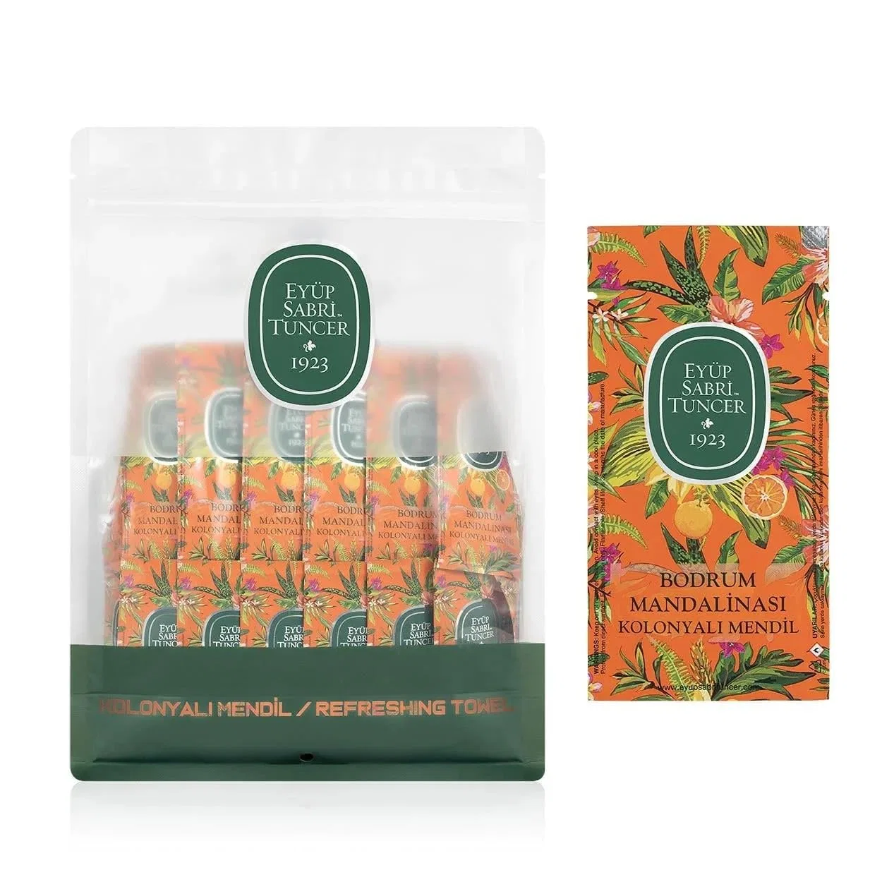 Eyüp Sabri Tuncer Набор для ухода за руками Schaumseife 500 ml + Tücher 150 Stück, EYÜP SABRİ TUNCER, Mandarine — фото 3