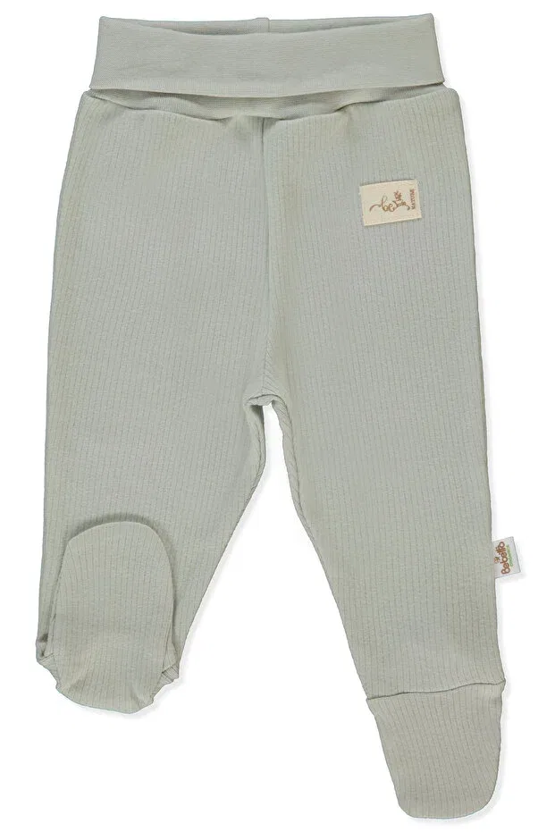 Детские брюки для девочек хлопковые Relaxed Fit Bebetto, Mint