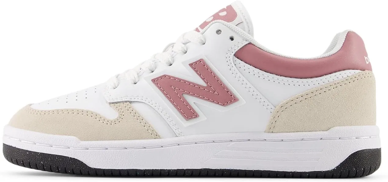 Детские кроссовки для мальчиков Arishi Lace New Balance, Nb White/Rosewood — фото 2