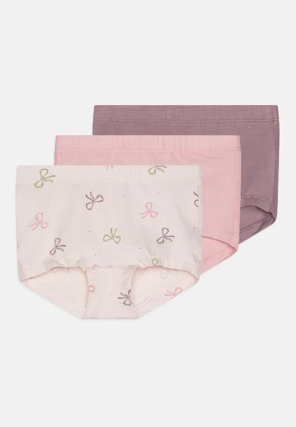 Колготки 95% хлопок, 5% эластан Nmftights bow 3 pack Name It Barely Pink, розовый