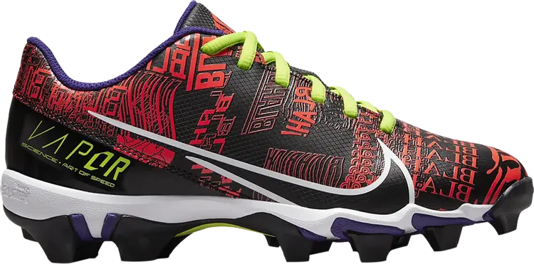 

Бутсы Nike Vapor Edge Shark OBJ GS 'Shark And Snake Print', черный