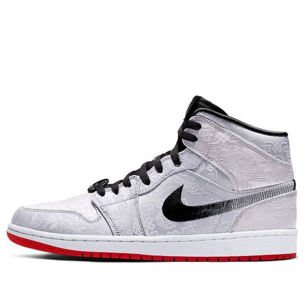 

Кроссовки 1 mid x clot Air Jordan, белый