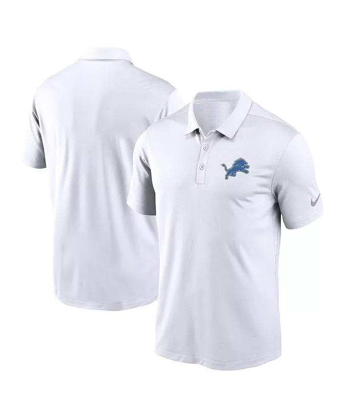 

Мужская белая поло с логотипом Detroit Lions Franchise Performance Nike