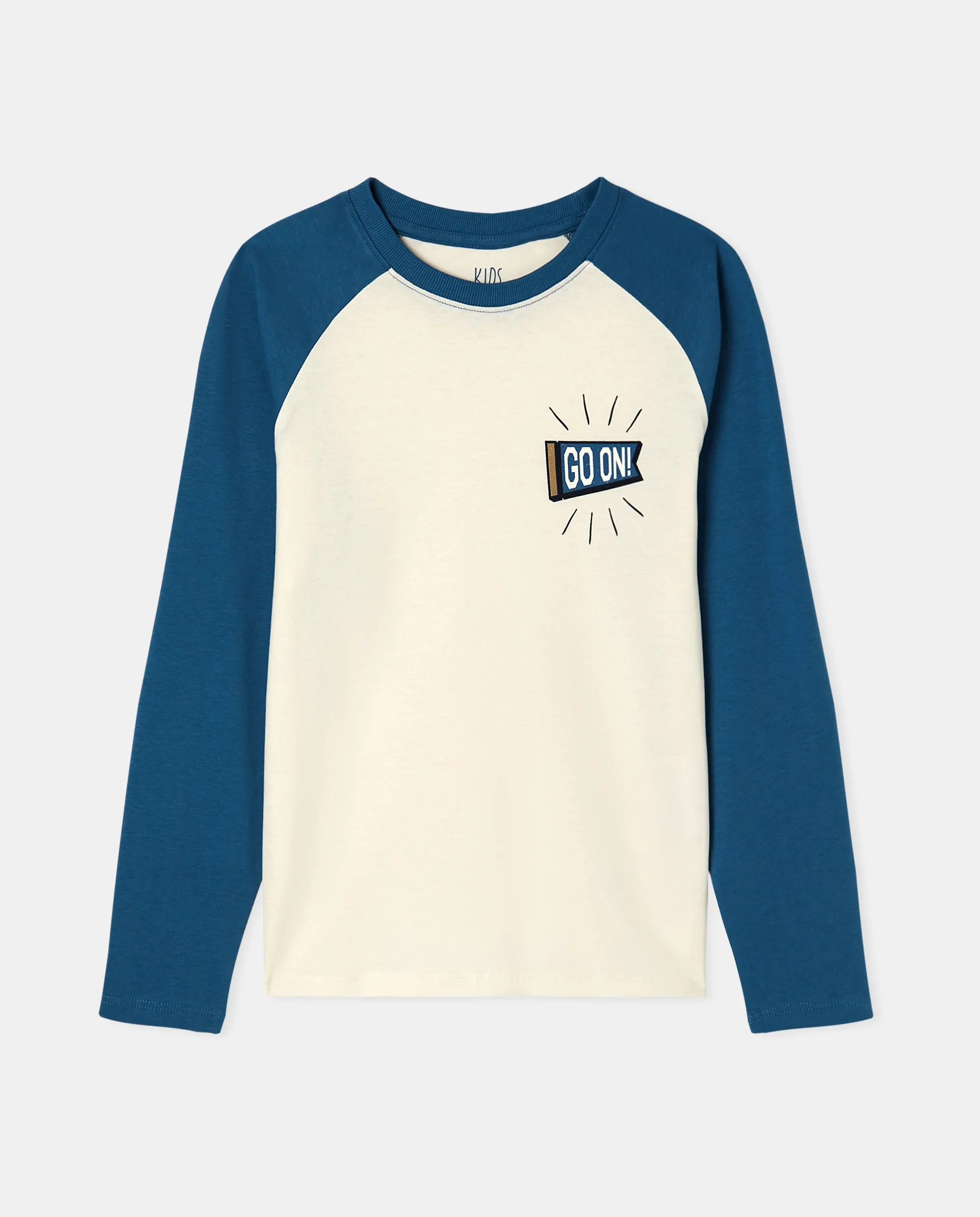 

Детская футболка с длинным рукавом реглан Kids El Corte Inglés, белый