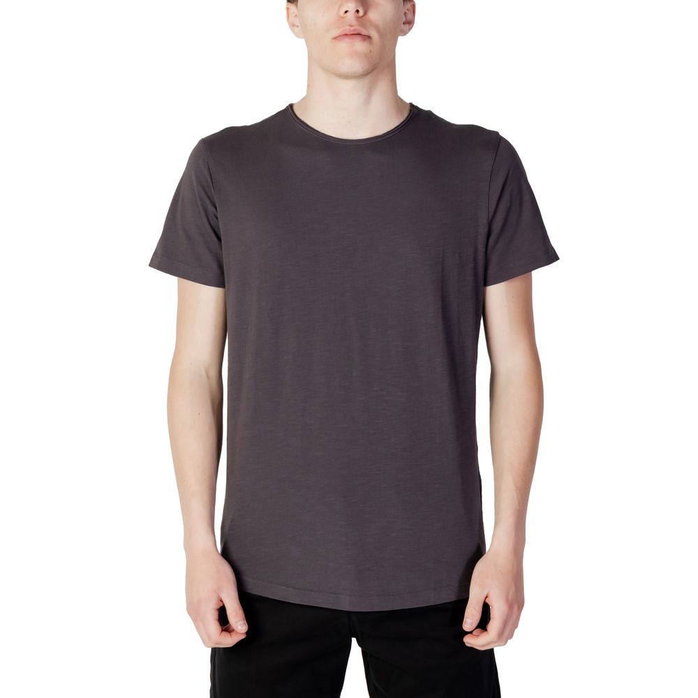 

Серая футболка из органического хлопка Jack & Jones
