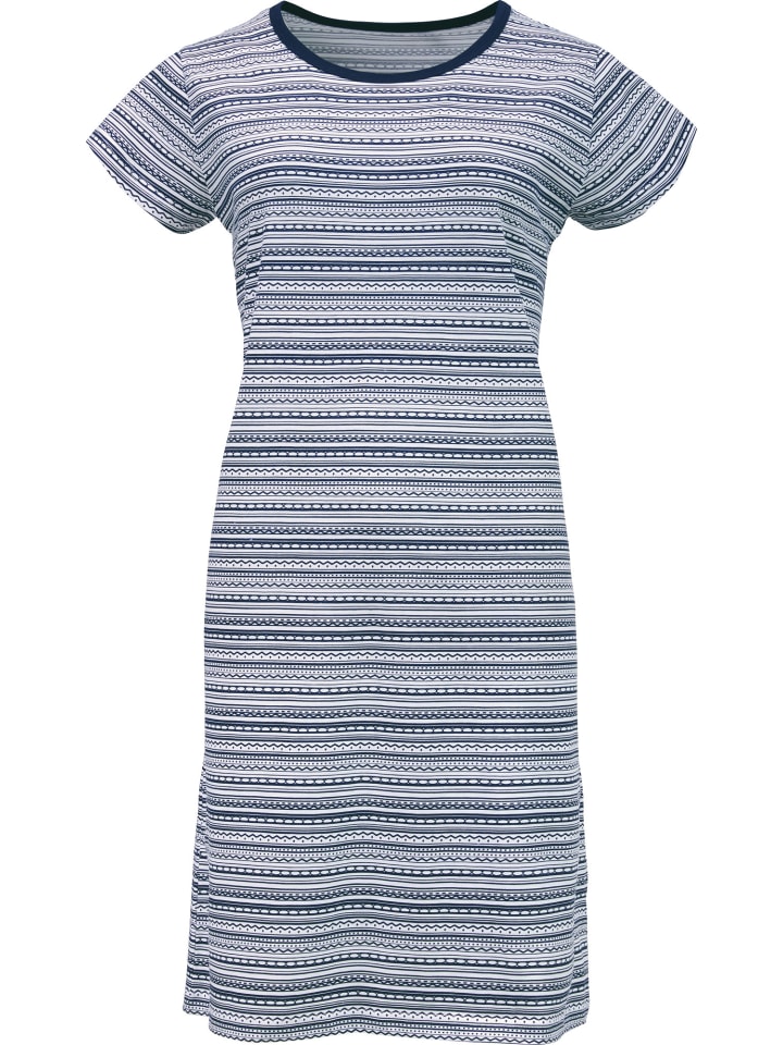 

Ночная рубашка из одинарного джерси темно-синего цвета Erwin Müller