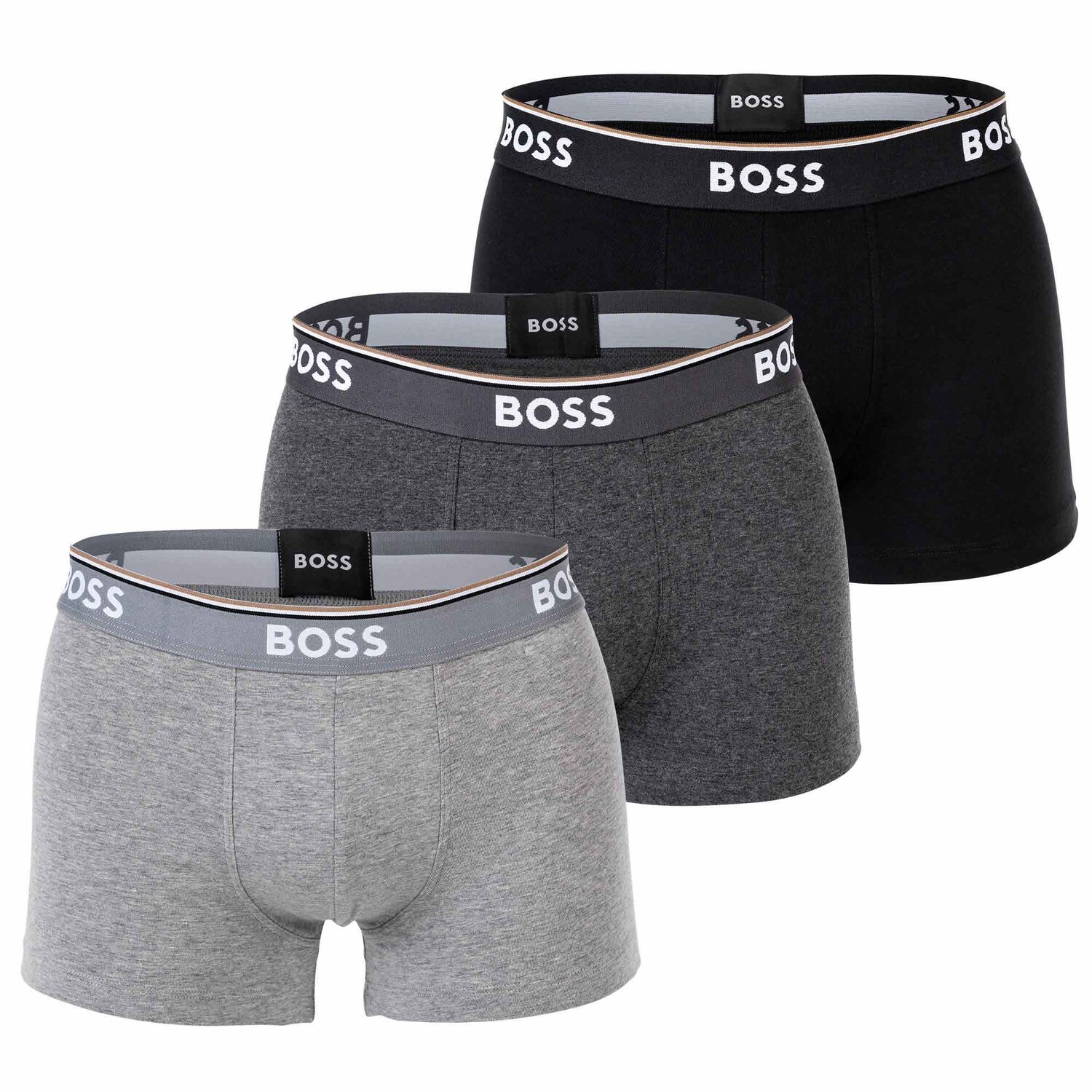 

Боксеры BOSS Boxershort 3 шт, серый