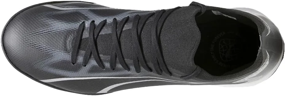 Футбольные бутсы PUMA Men's Ultra Match Turf для игры на искусственном газоне - черные, черный — фото 2