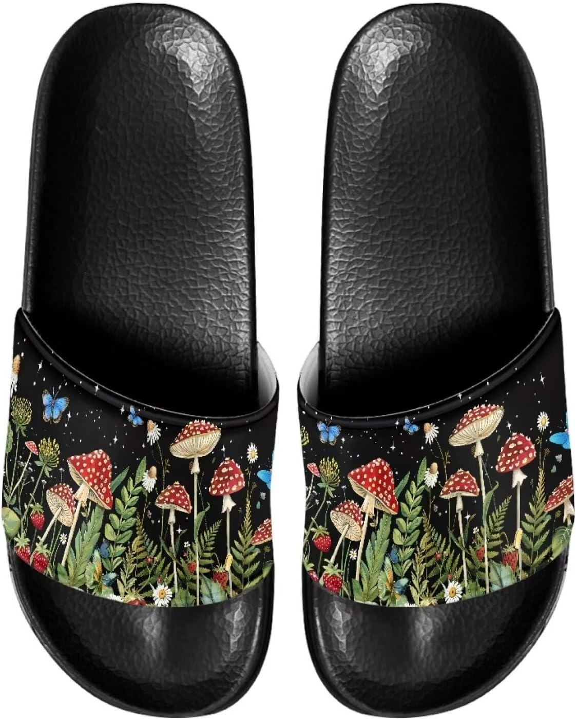 

Сандалии-шлепанцы для дома и ванной Judentidos, Mushroom Floral