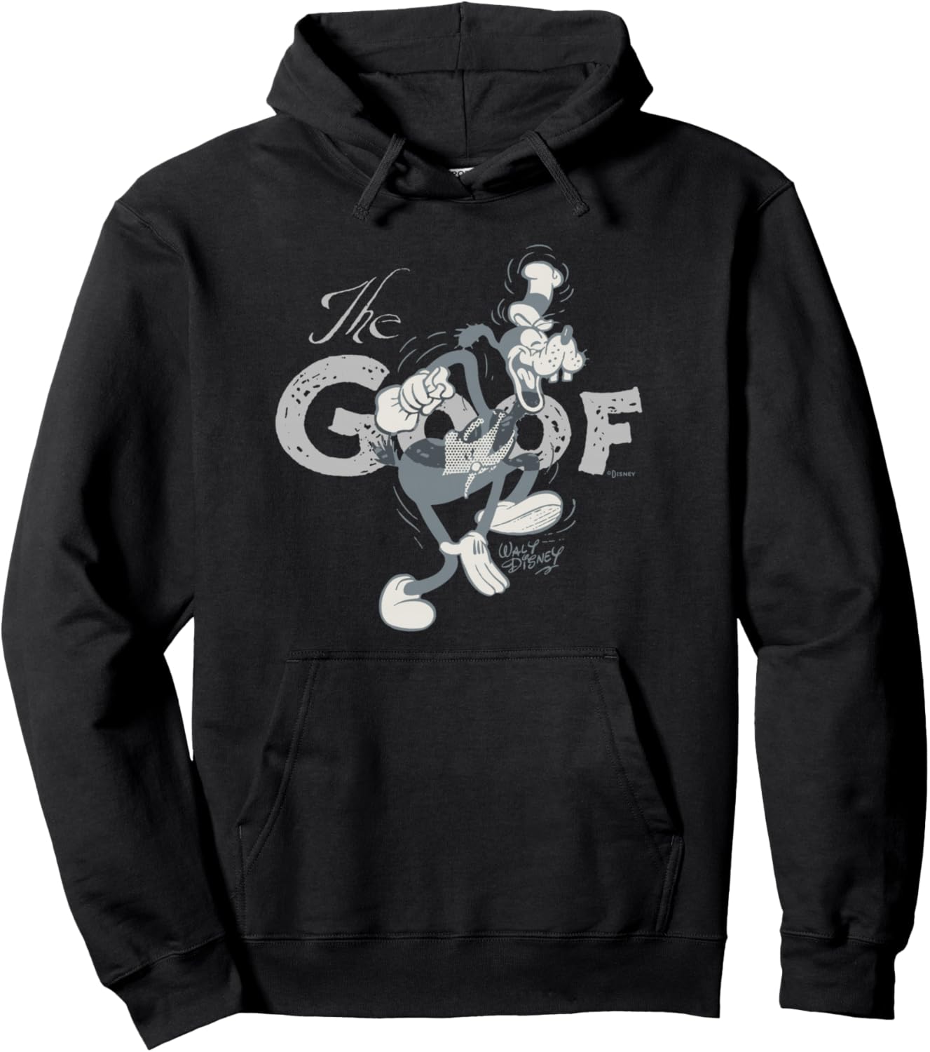 

Худи Disney 100 Goofy Goof Walt Disney Retro Vintage D100, черное, Черный, Худи Disney 100 Goofy Goof Walt Disney Retro Vintage D100, черное