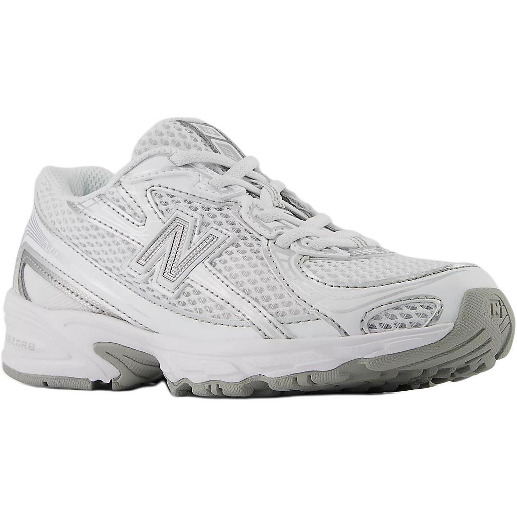 Низкие кроссовки для бега NB 740 для детей New Balance, белый/серый/серебряный — фото 3