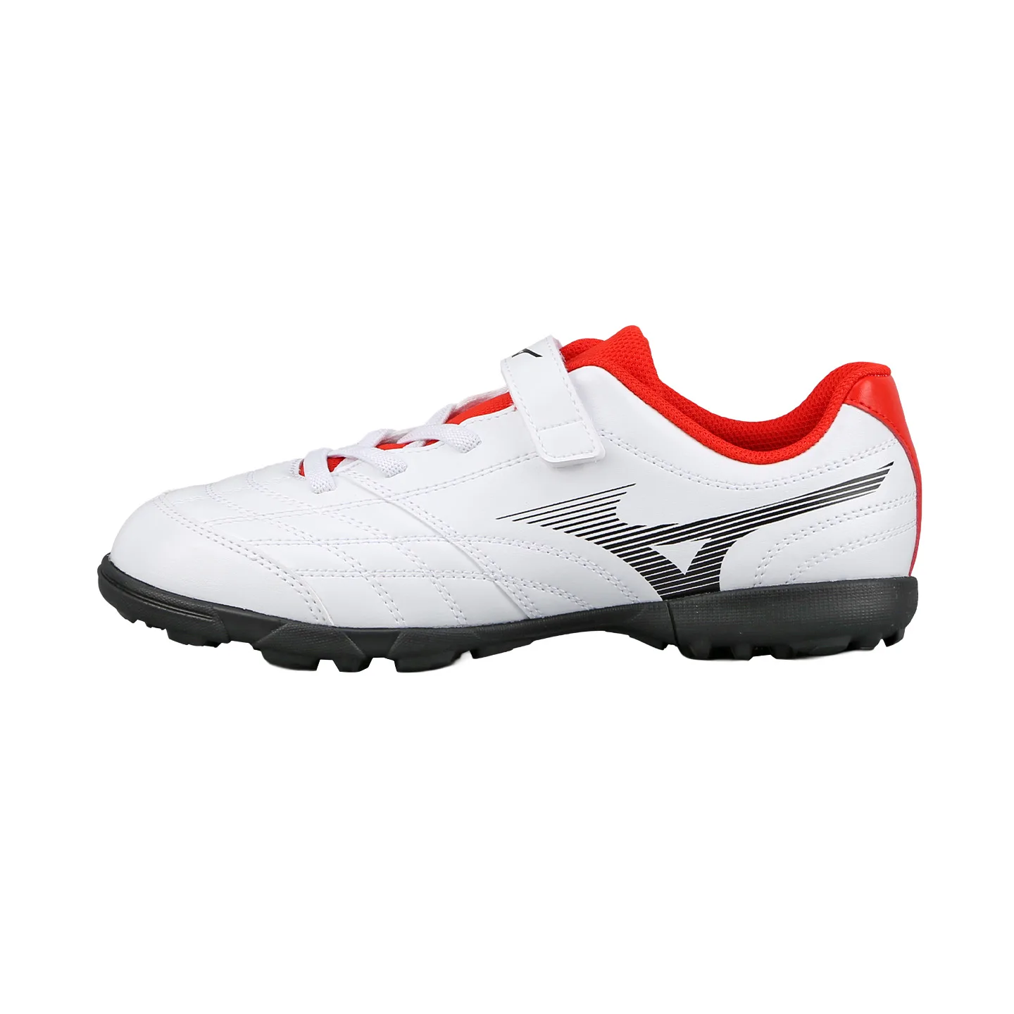 Folgado AS Slip Resistant Abrasion Resistant низкие детские бутсы Mizuno, белый черный красный