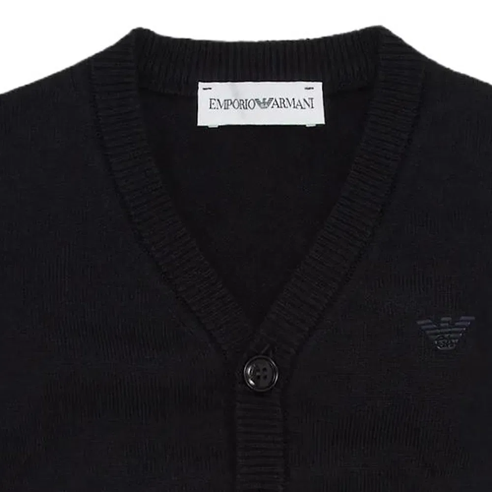 Рубашка Marine Blue EMPORIO ARMANI для малышей — фото 4