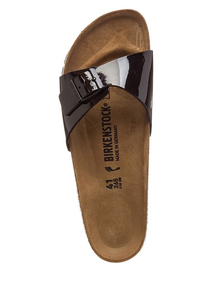 Мюли Birkenstock Pantoletten Madrid, цвет Schwarz - Weite S — фото 4