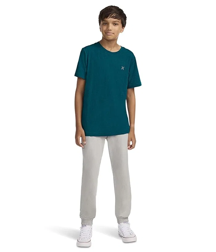 Футболка с влагоотводящей технологией H20-Dri Sunset Knit Tee Hurley Kids, Deepwaters Heather — фото 2