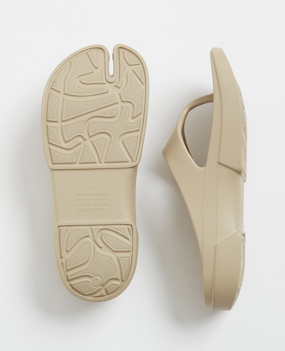 Базовая линия шлепанцев Paes | PAES01 / Сандалии для восстановления MEN'S MELROSE, Beige — фото 2