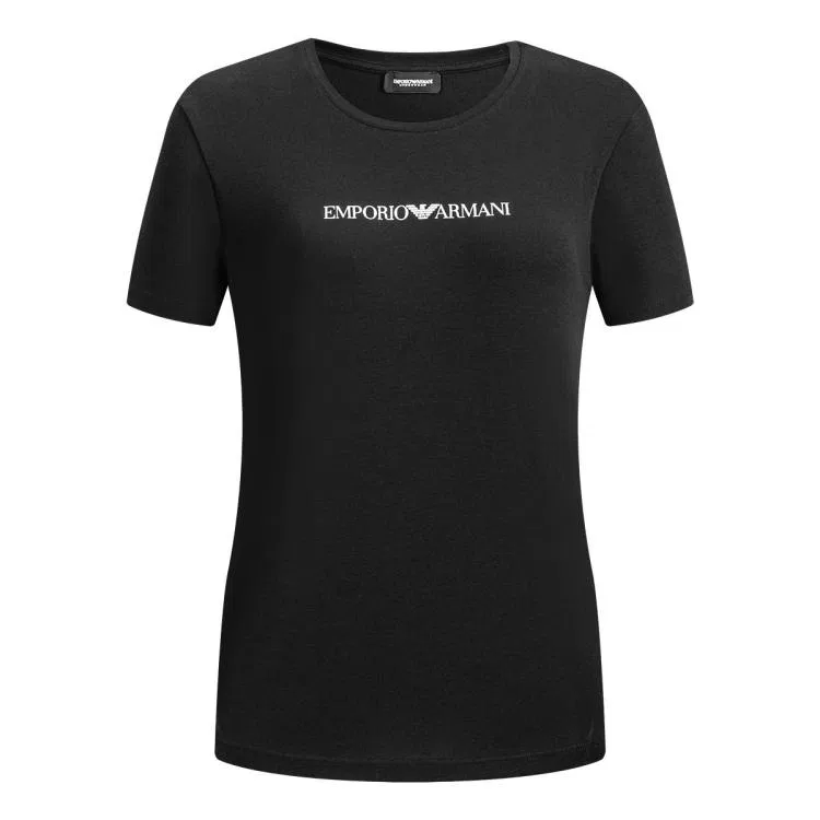 Женская футболка Set in Sleeve EMPORIO ARMANI, Black