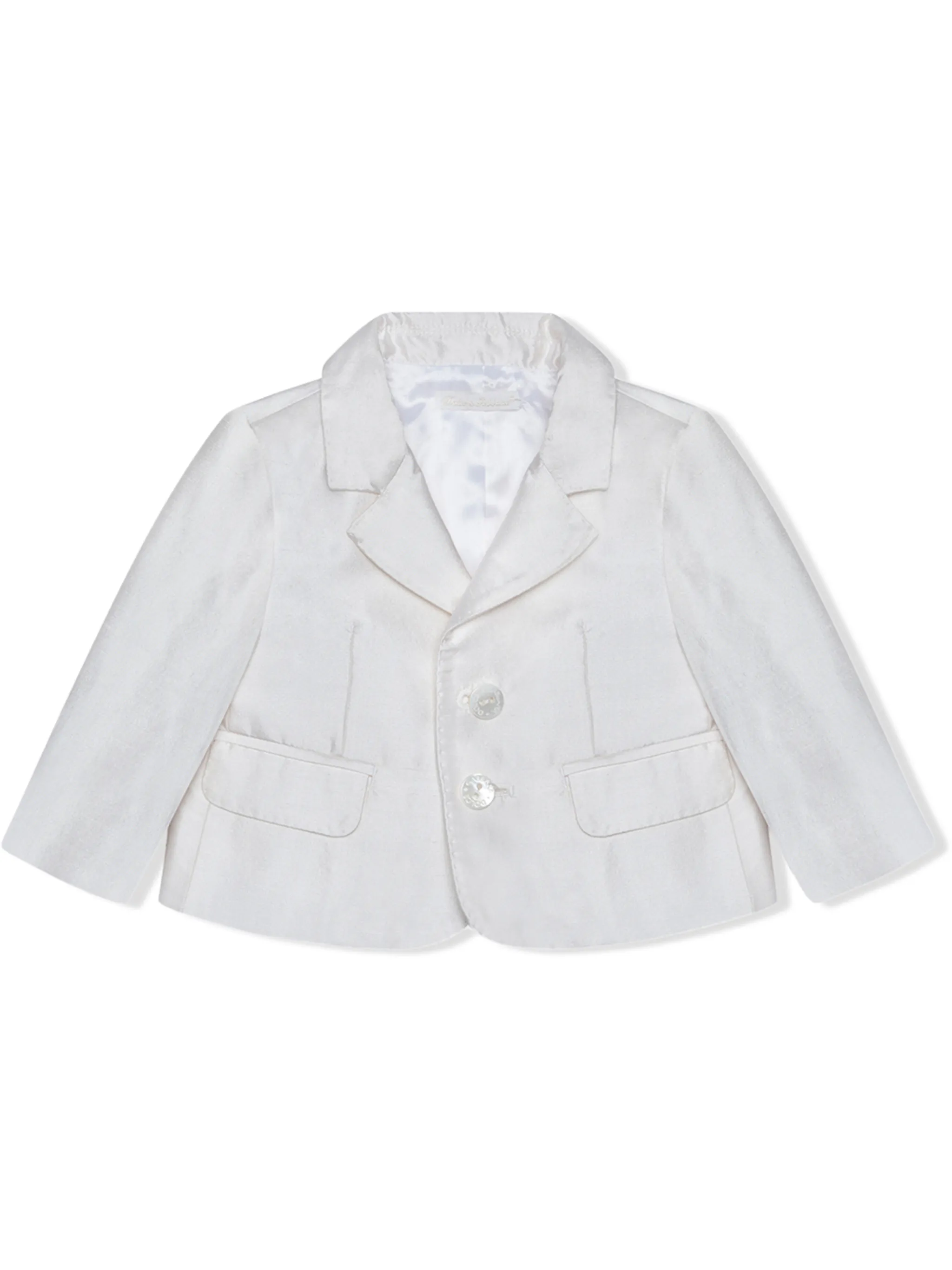 Однобортный пиджак Dolce & Gabbana Kids, белый