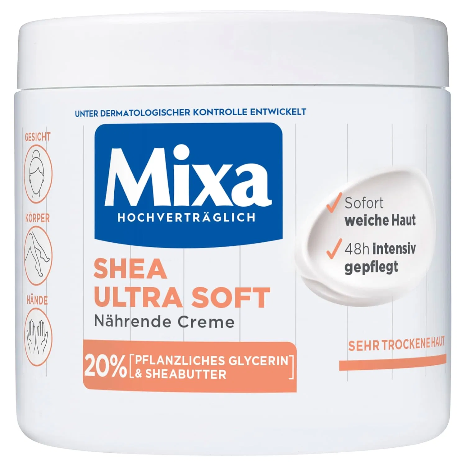 Интенсивный питательный крем с маслом ши от Mixa Mixa, Intensive Nourishing
