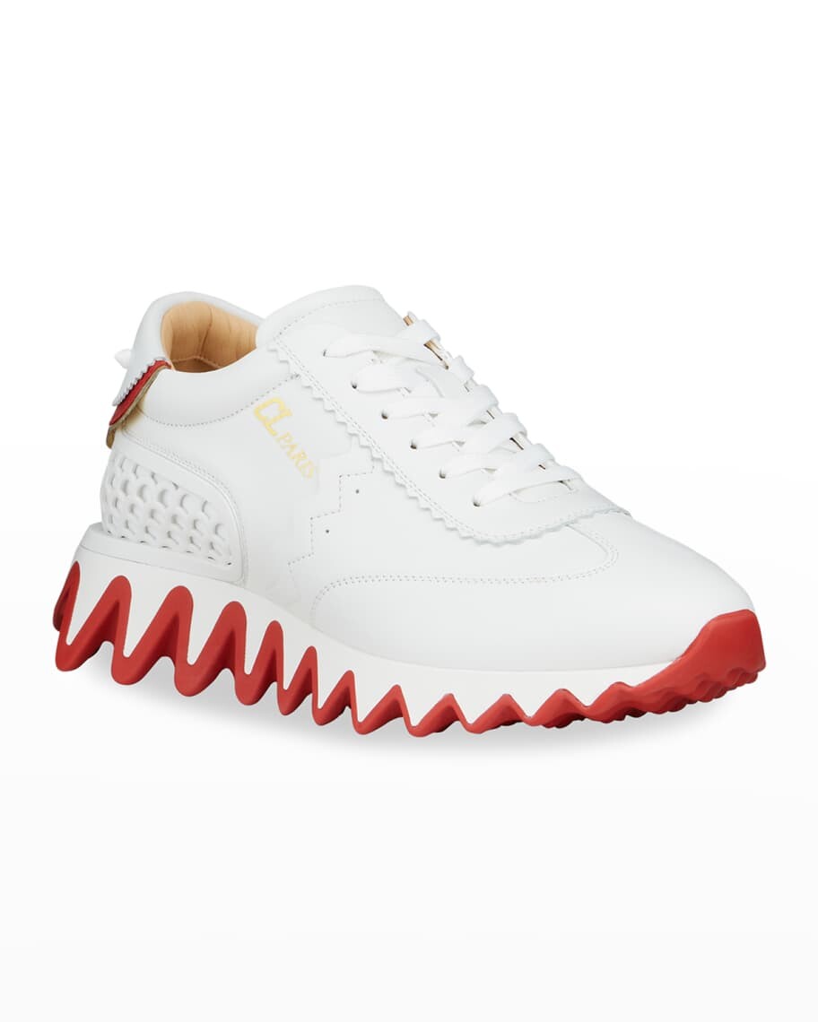 Кроссовки Christian Louboutin Loubishark Donna, белый/красный — фото 2