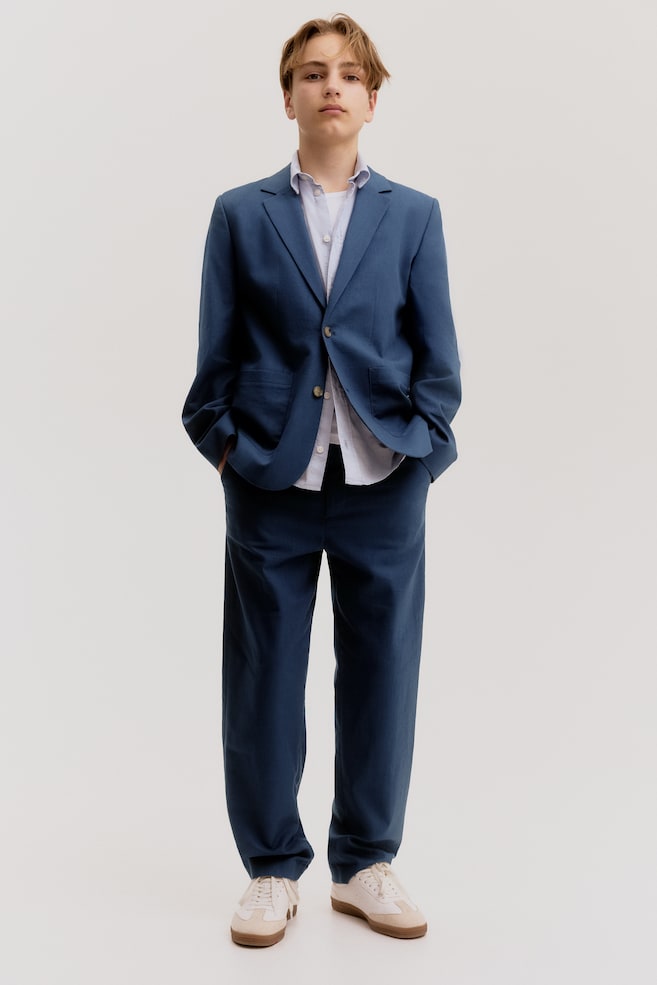 

Костюм из смеси льна H&M, синий