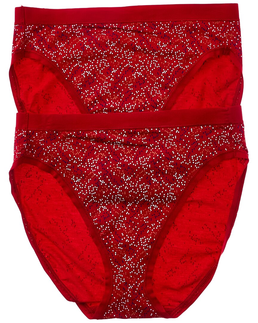 

Трусы Wacoal 2pk Understated Cotton Hi-Cut Wacoal, красный