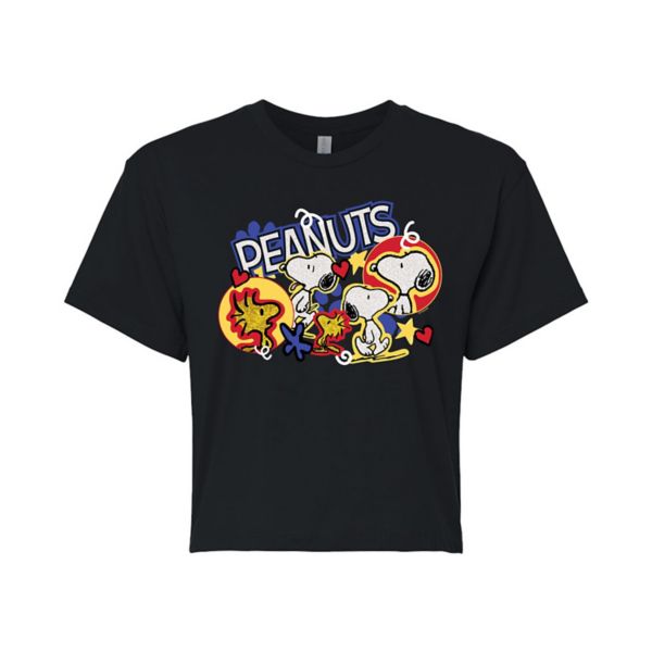 

Футболка Juniors с принтом «Peanuts» и «Snoopy & Woodstock» Licensed Character, черный