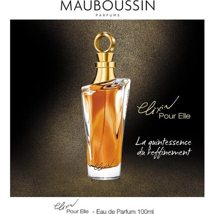 Mauboussin Elixir Pour Elle Eau De Parfum For Women Oriental & Gourmet Fragrance 3.3Fl Oz 100ml — фото 2
