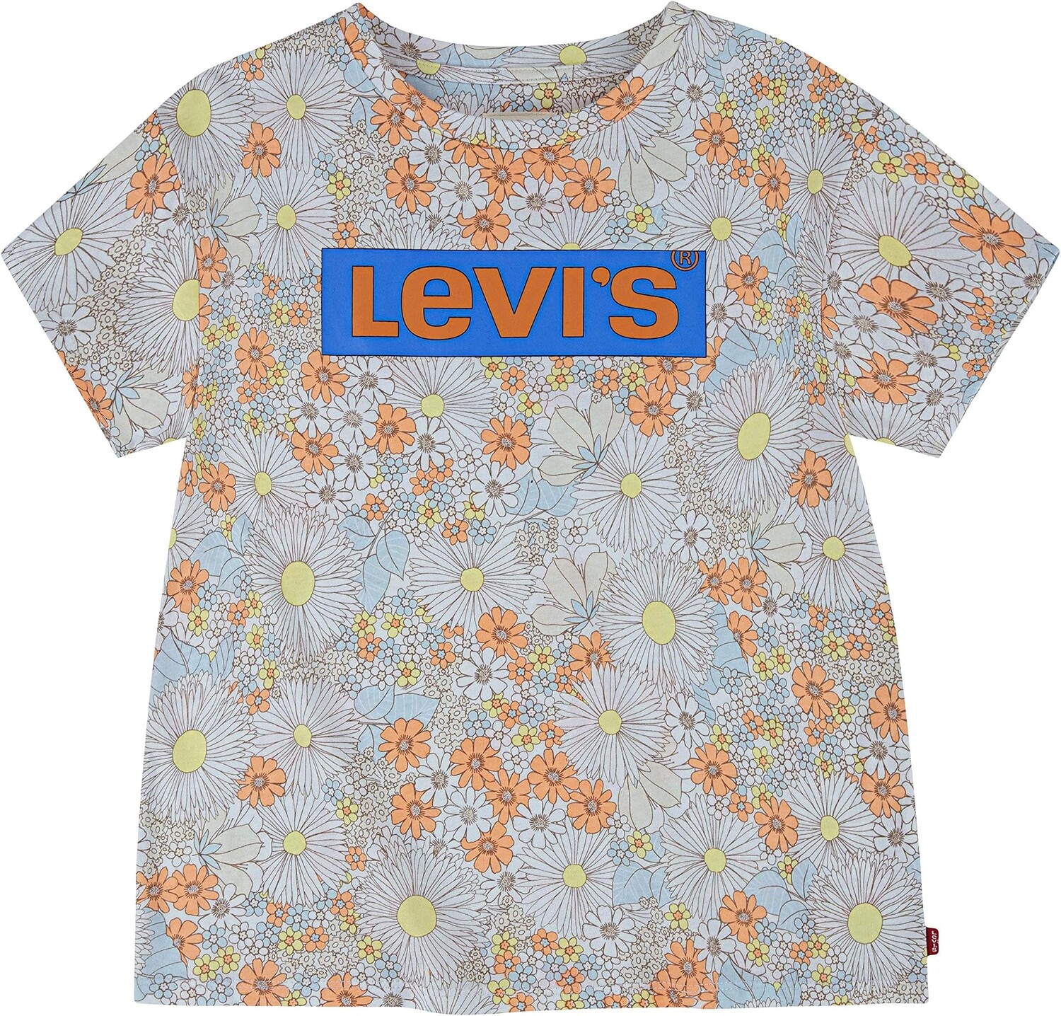 

Футболка Levi'S Dropped Shoulder Boxy Tee, белый