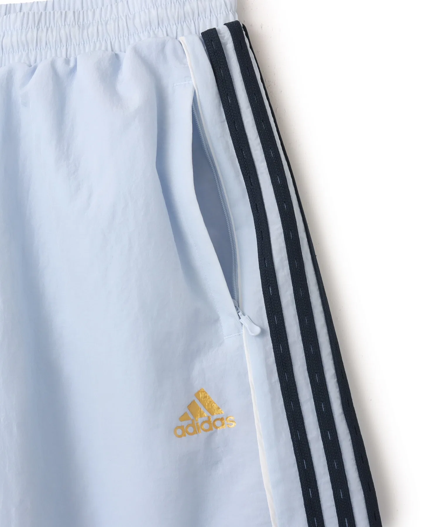 Женские спортивные брюки adidas TEAMGEIST 2.0 с сетчатыми вставками тёмно-синие — фото 3