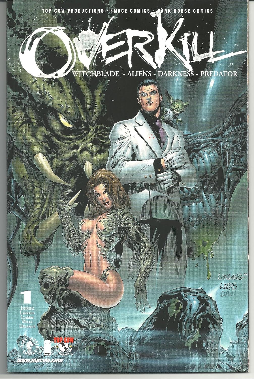 

Overkill: Witchblade, Aliens, Darkness, Predator, Vol 1 #1 (Top Cow / Dark Horse)