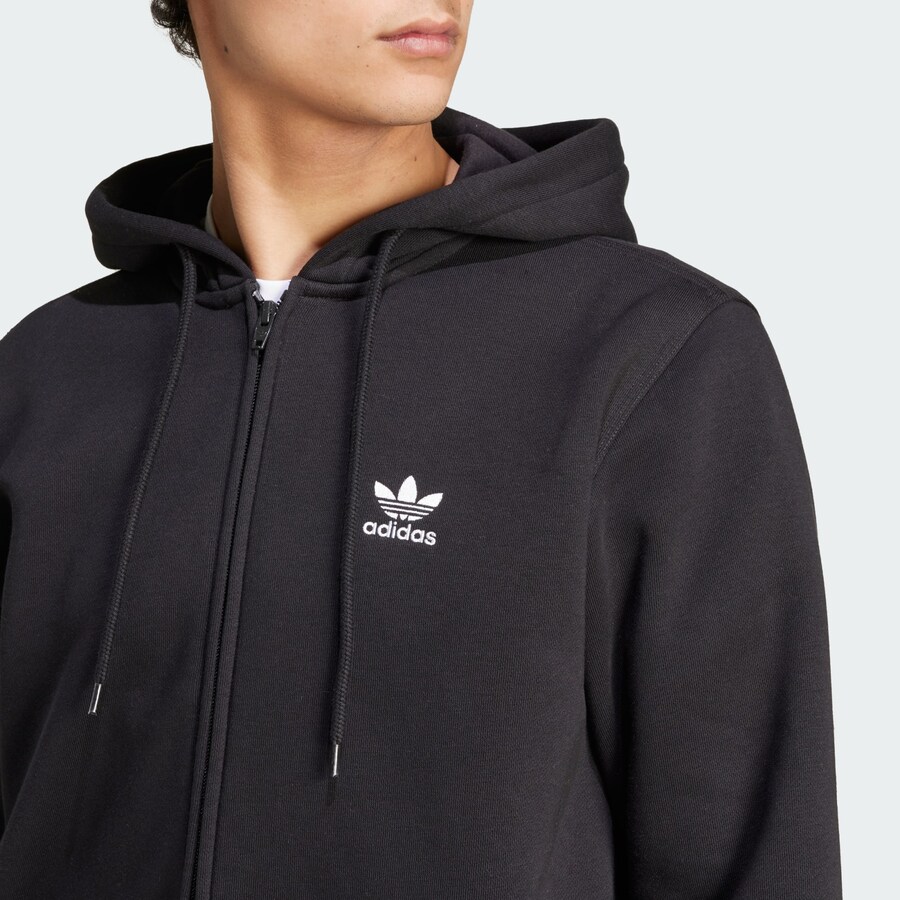 Толстовка Adidas Originals Trefoil Essentials на молнии — фото 4