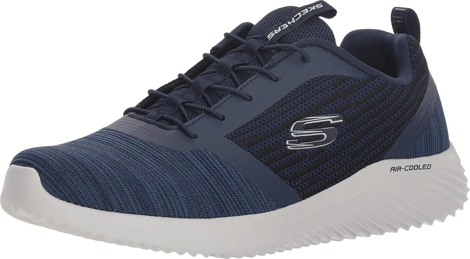 Мужские кроссовки Skechers Bounder Rivato, Navy Mesh Pu Trim