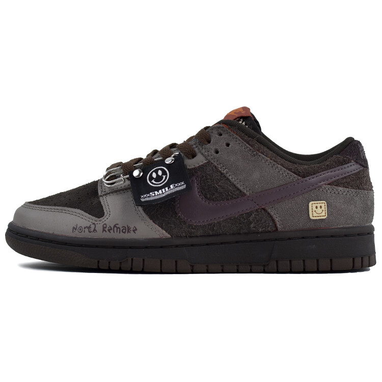 

Кеды Nike Dunk Skateboard Unisex Low-Top, черный/коричневый