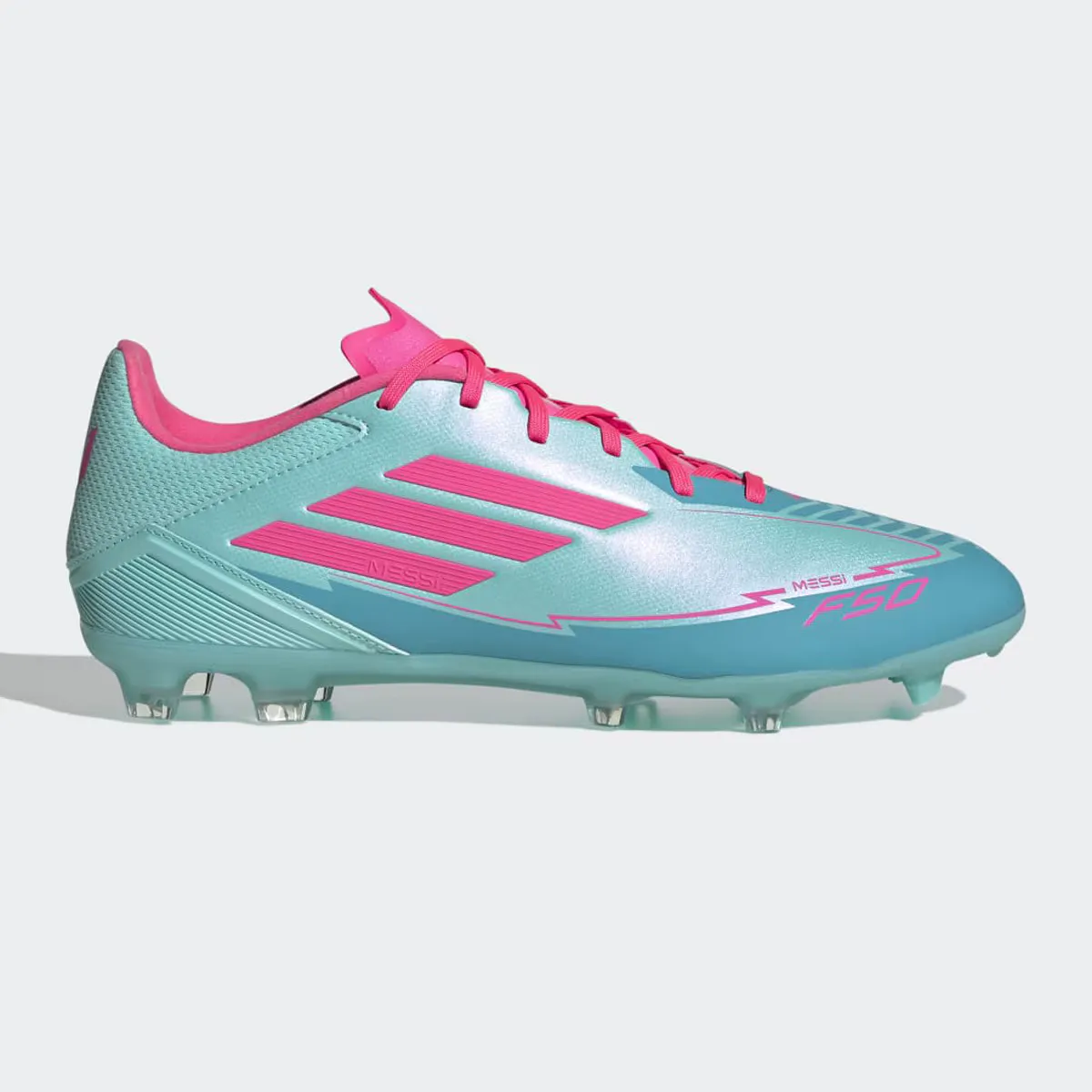 

Футбольные бутсы Adidas F50 League Messi Unisex Turf, бирюзовый