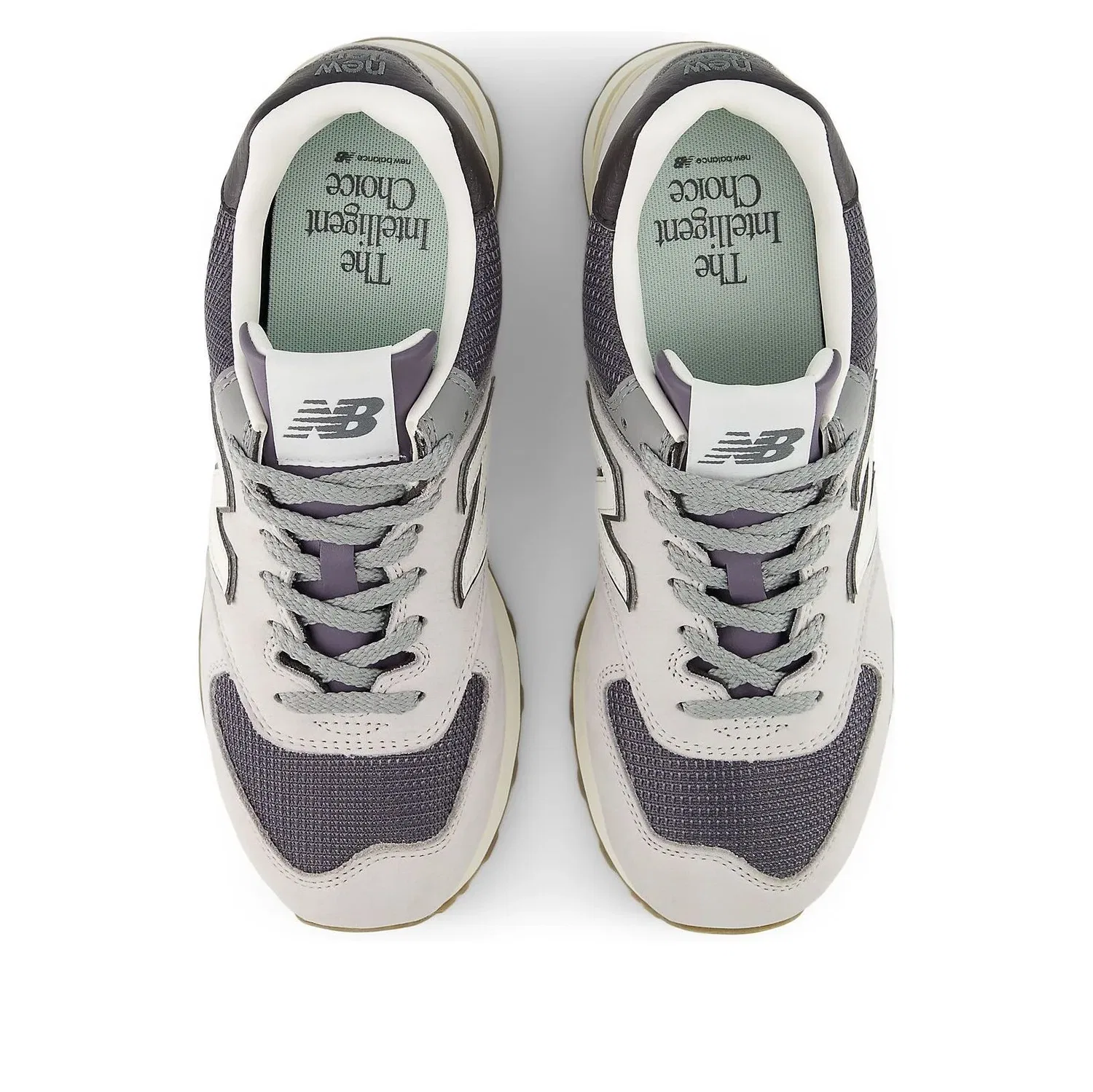 Кроссовки New Balance 574 'Grey Matter Dark Silver Metallic' U57418X, серый — фото 3