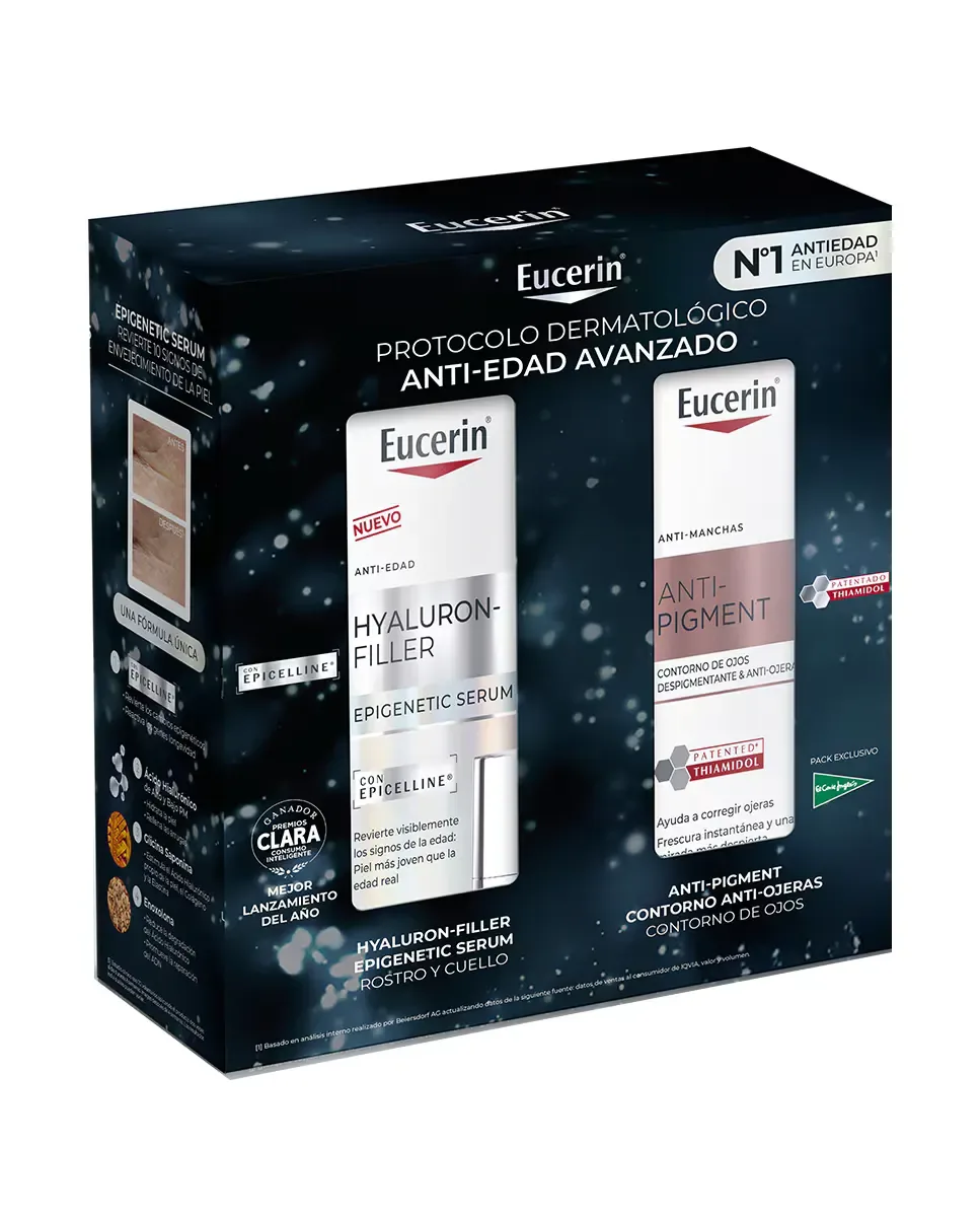 Подарочный набор Hyaluron-Filler Epigenetics Сыворотка Eucerin