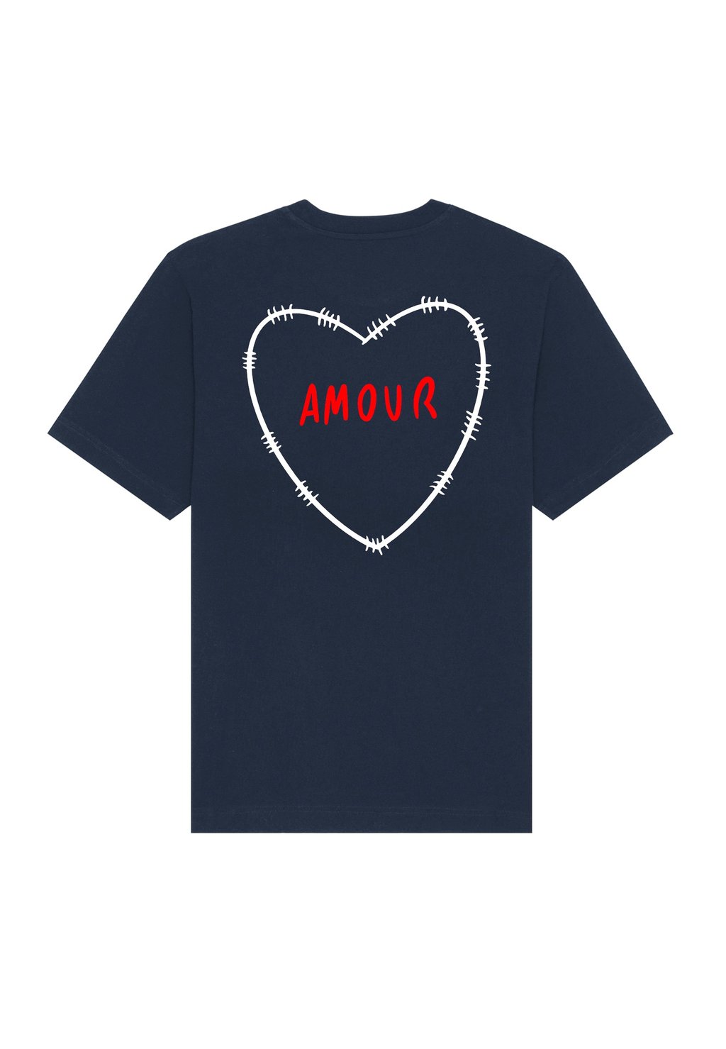 

Футболка с принтом AMOUR BROD BACK HEAVYWEIGHT Mira Paris, темно-синий