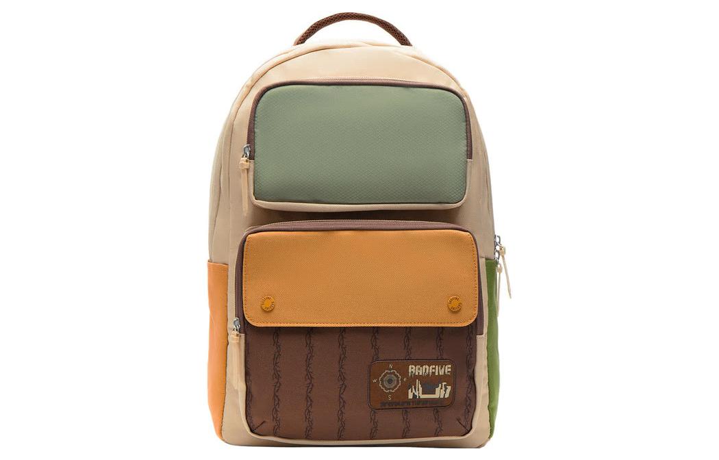 

Лининг Бадфайв полиэстеровый рюкзак обычный мужской тёмно-коричневый и хаки