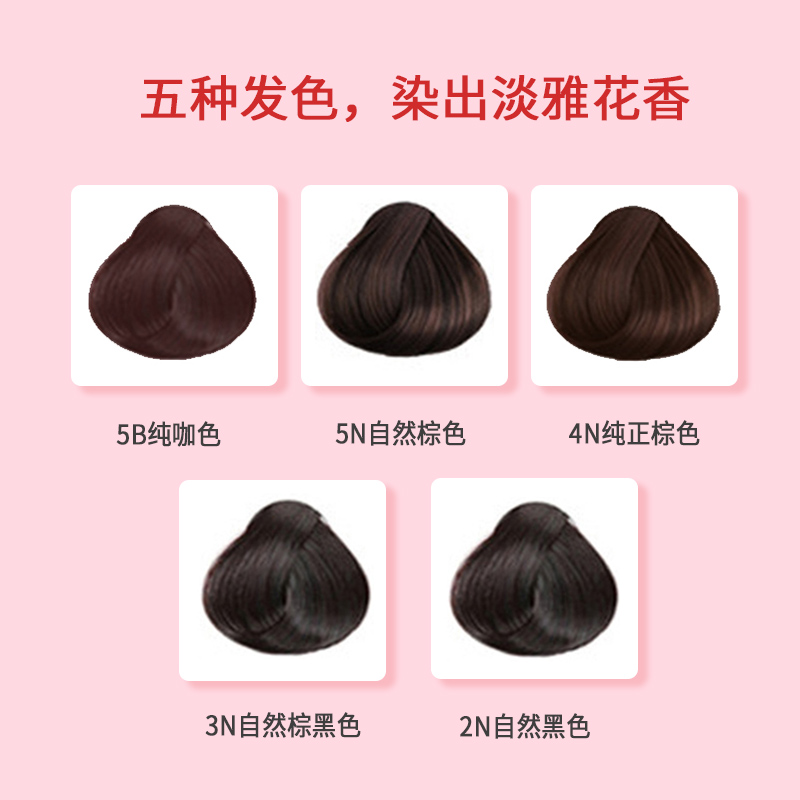 

Паста для окрашивания волос Meiyuan Silk, маскирует седину, унисекс, 40г+40г HOYU, черный