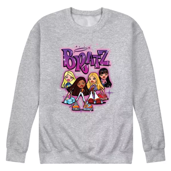 

Мужская флисовая толстовка Bratz Doll Group Licensed Character, серый