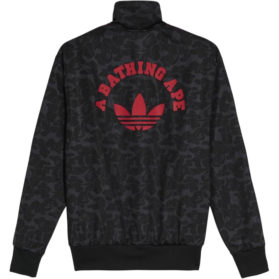 Adidas Originals Свитшот Adidas X Bape Firebird, Red Black — фото 3